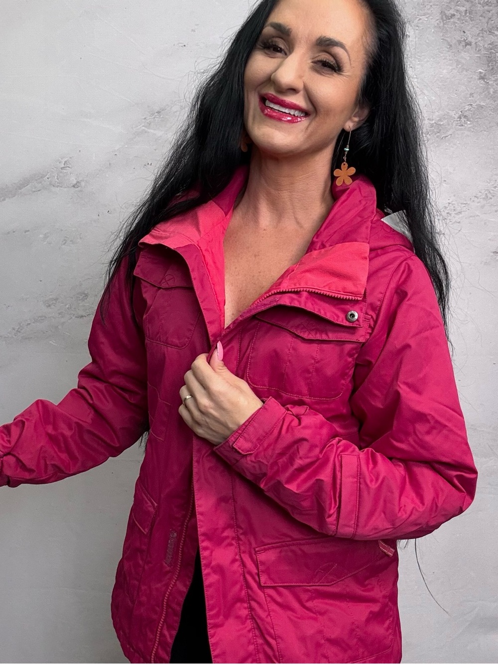 Burton Girls' Bright Fuchsia Utility Jacket - Picture 2 of 6